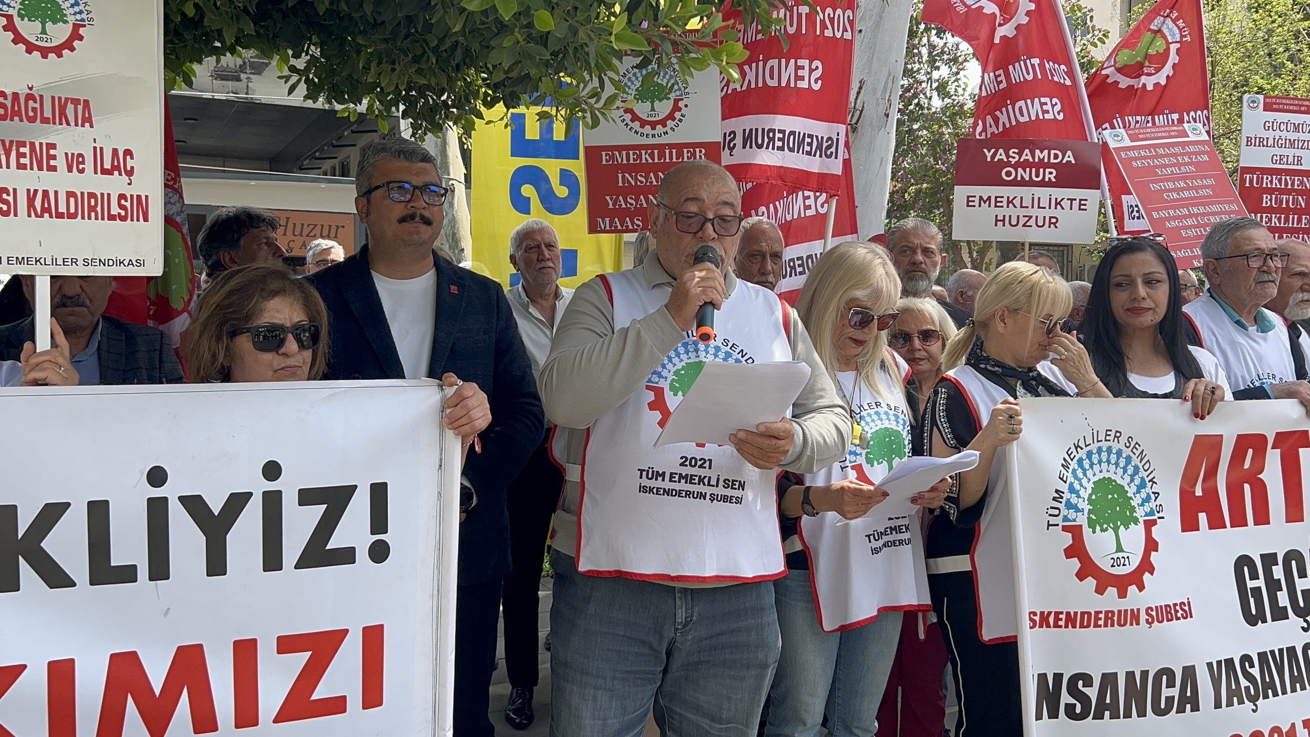 2021 Tüm Emekli-Sen İskenderun Şubesi: Derhal ara zam istiyoruz! – VİDEO