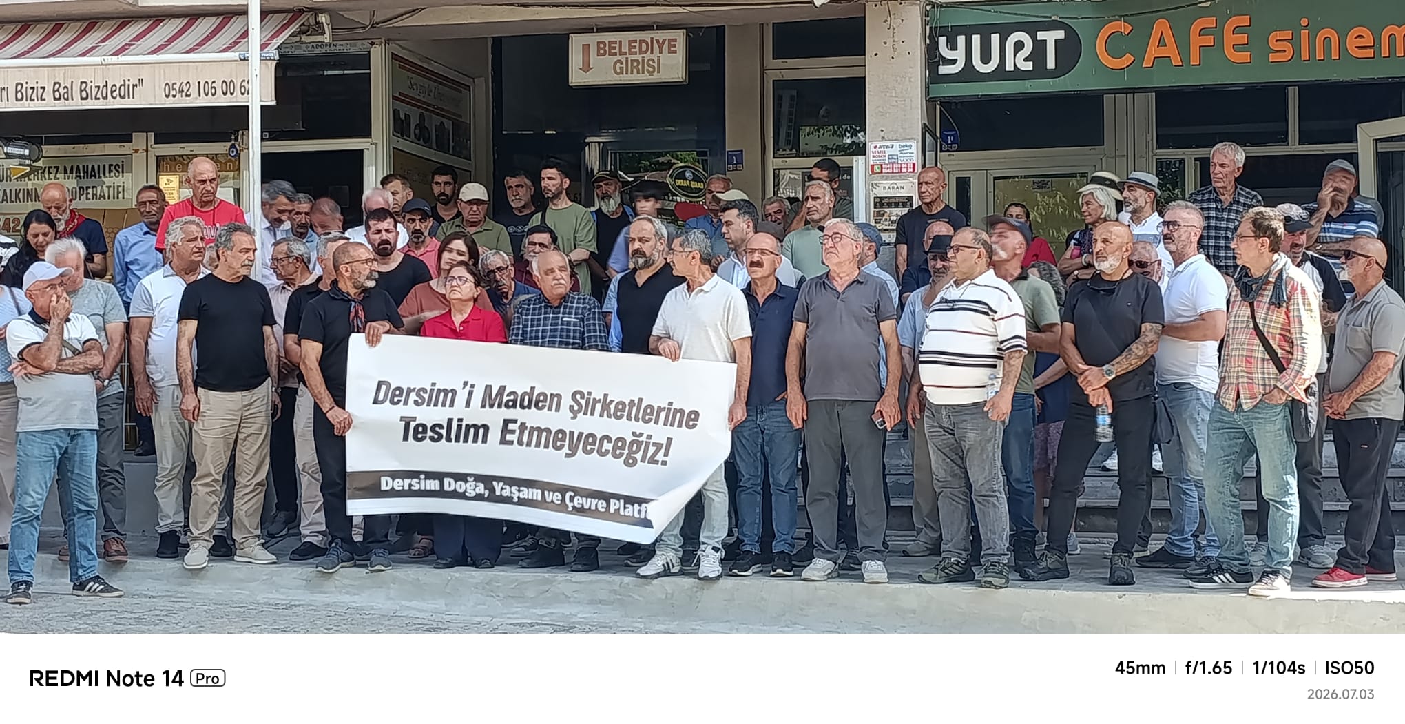 ‘Dersim ortak yaşamın adıdır! Doğamızı, suyumuzu ve inancımızı sermayeye teslim etmeyeceğiz!’-VİDEO
