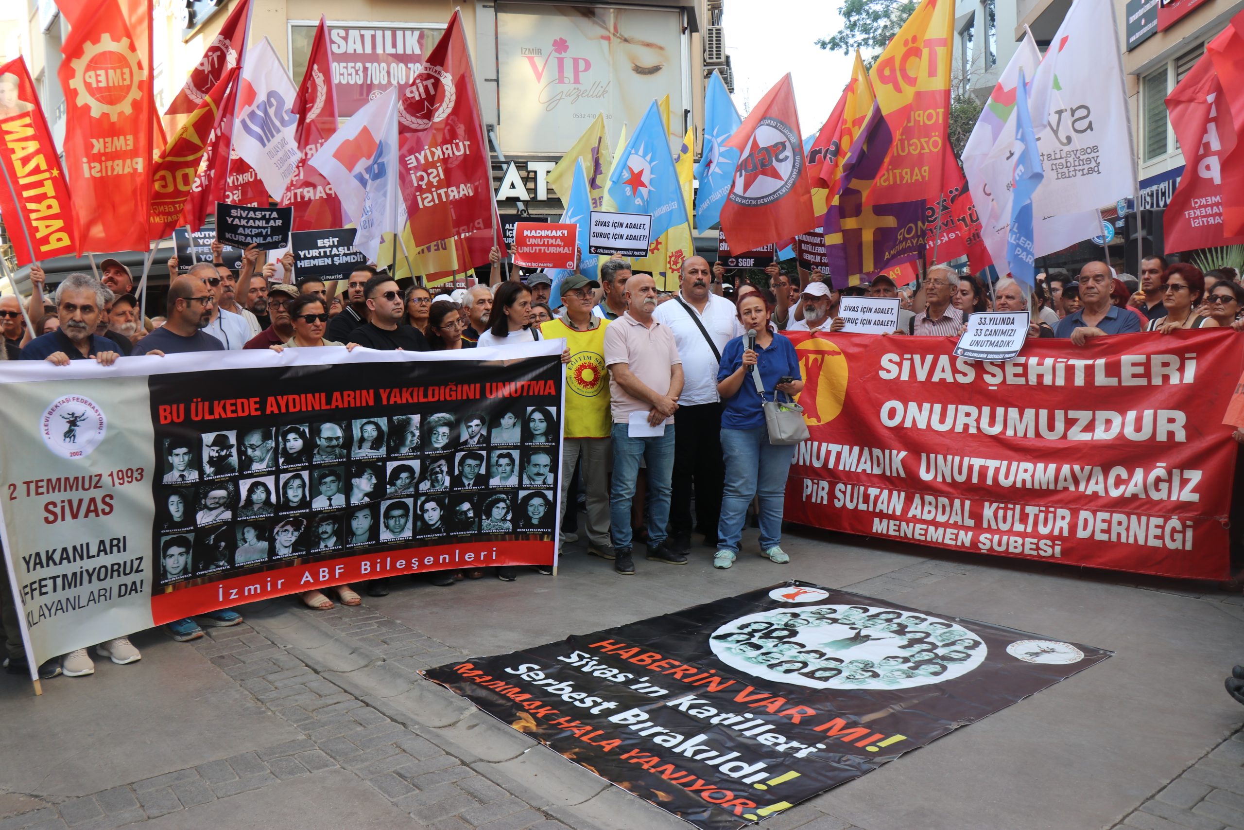 Sivas için İzmir’den seslendiler: Acımız da mücadele ruhumuzda ilk günkü tazeliğini koruyor – VİDEO